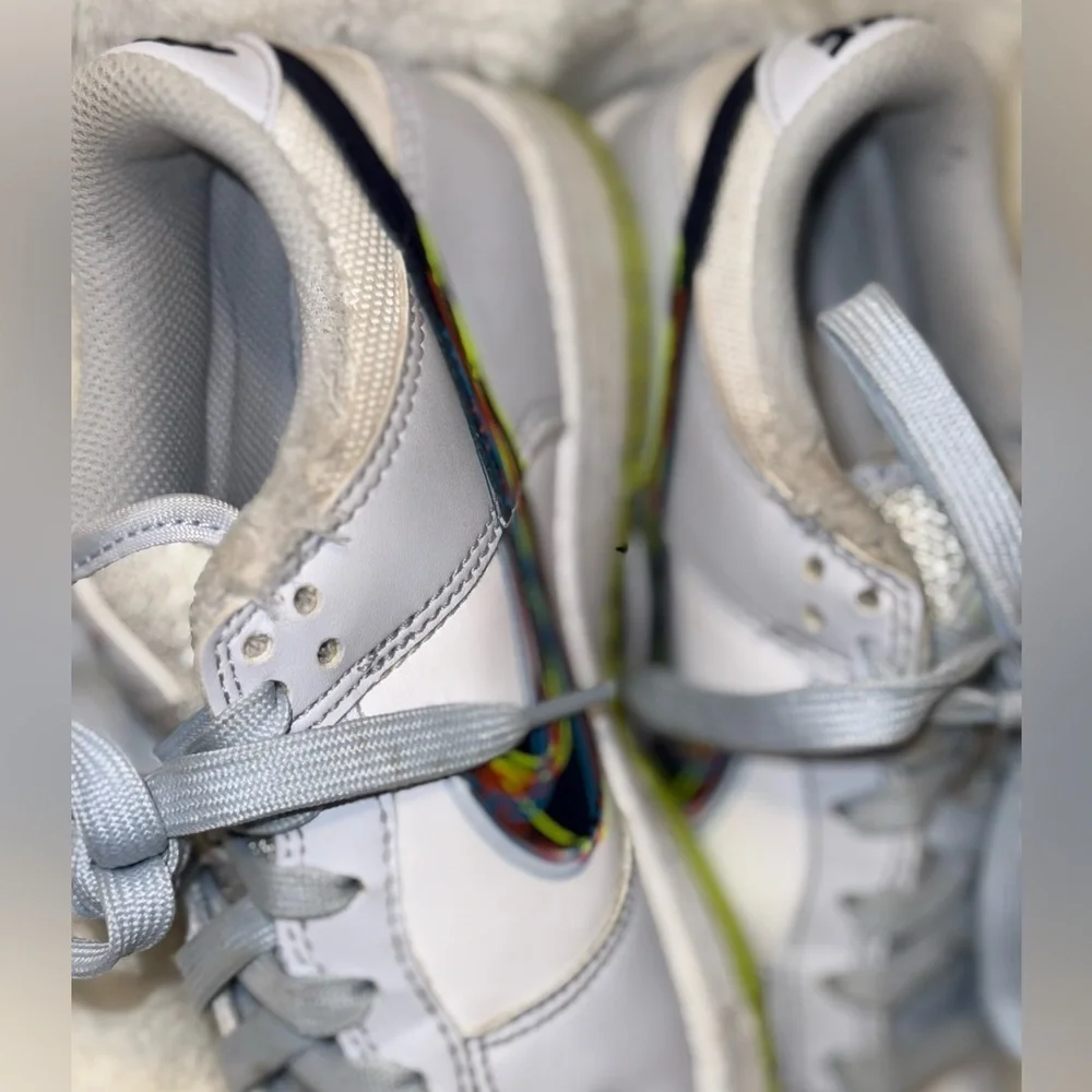 Nike Dunk Low 3D Swoosh Grey (GS) Size 4Y